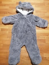 Overall Teddybär Winteranzug Flauschig Warm Neugeborene Newborn 3-6 Monate
