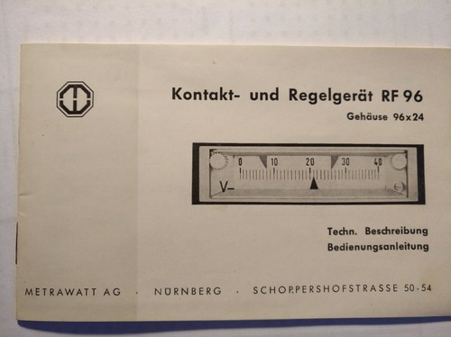 Metrawatt regler steuerung mit - metrawatt,