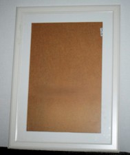 Bilderrahmen groß 58 x 78 cm weiß Deko Dekorieren Bilder Rahmen wohnen