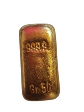 50 g Goldbarren 999,9  24Karat 100%