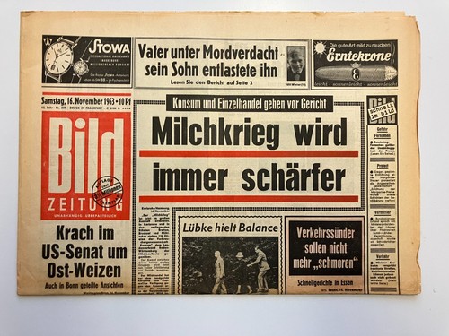 Bild zeitung november 1963 - 16.,