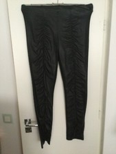 Schöne Hose, schwarz Lederimität, v. Minx, Gr. 42