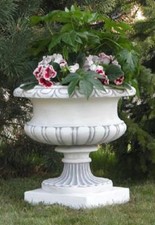 Blumenvase (S104008) Pflanzkorb Pflanzschale Blumenkübel Deko Steinguss 62 cm