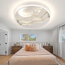 Neu Deckenleuchte Stern Mond