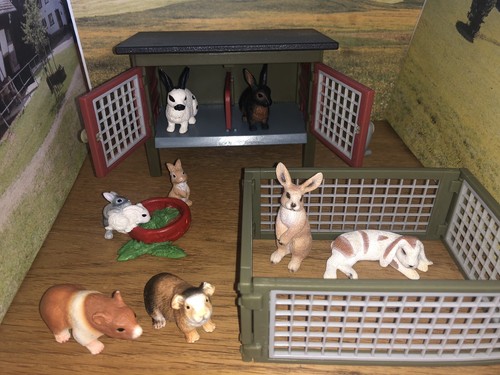 Schleich hasenstall hasen - hasenstall+,