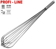 Schneebesen Rührbesen Rührstab Profi Edelstahl XXL groß 60 cm Gastro Hand Mixer