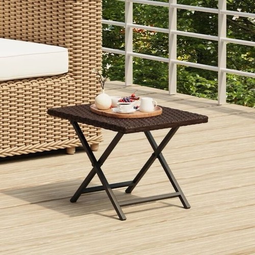 Gartentisch klapptisch braun - gartentisch,
