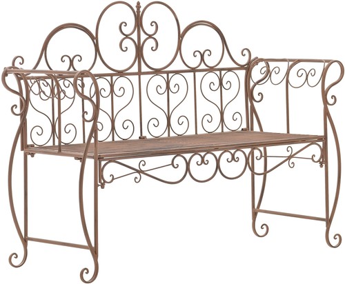 Gartenbank minna antik braun - gartenbank,