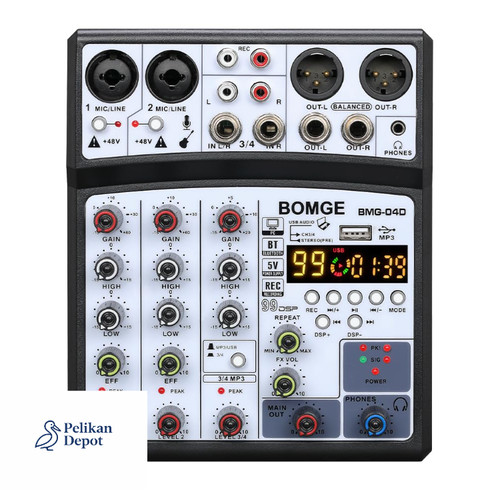 Bomge kanal mixer mit - bomge, dj-mixer