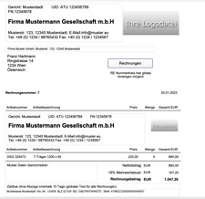 Rechnungsprogramm Rechnung