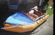 Schlauchboot, haltbares Hyperlon, Festboden, ca 3,50 x 1,60, Scheibe/ -100,-Euro