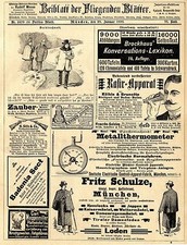 Deutsche Electrische Controll- Apparat- Fabrik München Fritz Schulze Loden 1893