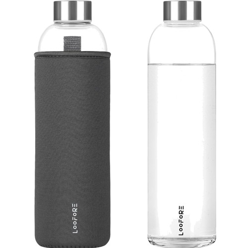 Glasflasche wasser - glasflasche,