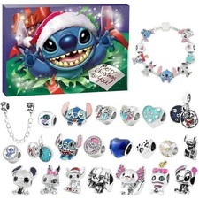 Neu Weihnachten Advent 24 Tage Countdown Armband Stitch Charm Perlen Geschenk