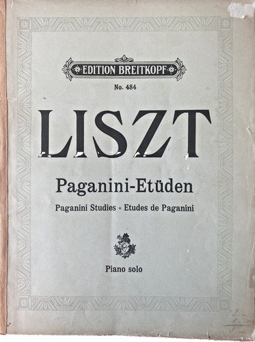Liszt paganini etüden piano - liszt,