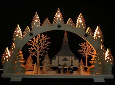 3D Schwibbogen Seiffen Kirche