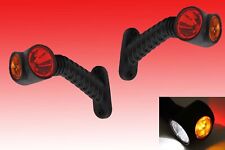 2x LED Umrissleuchte links rechts 12 24 Volt Anhänger PKW LKW Auflieger 