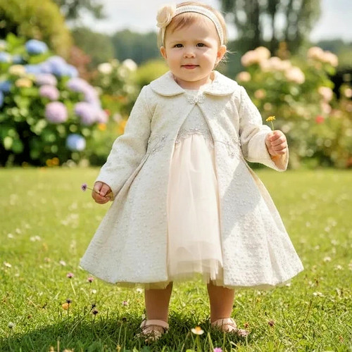 Baby taufkleid creme 74 - baby,