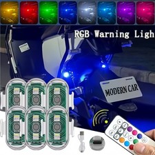 6 Stück RGB Auto LED Licht