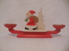 Weihnachtsleuchter, Weihnachtsdeko, Weihnachtsmann, Erzgebirge