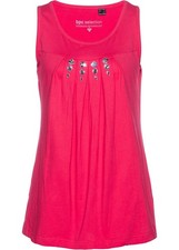 Modisches Top mit Falten Gr