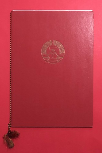 Stück urkunden ddr - ddr, veb