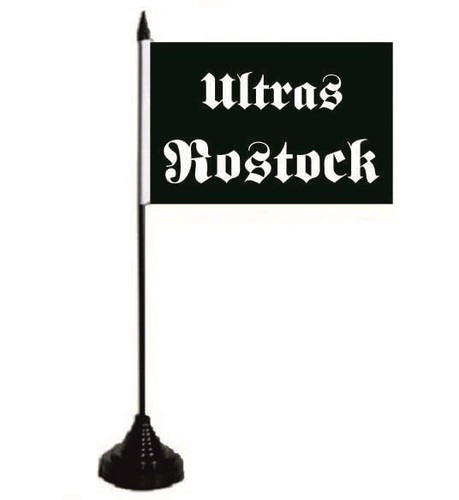 Tischflagge ultras rostock - tischflagge,