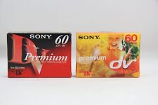 2x Sony Premium Mini DV Kassette Leerkassette ungeöffnet # 11345
