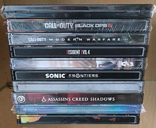 Steelbooks für PlayStation 4/5 Xbox Leer - Ohne Spiele Sammlung  