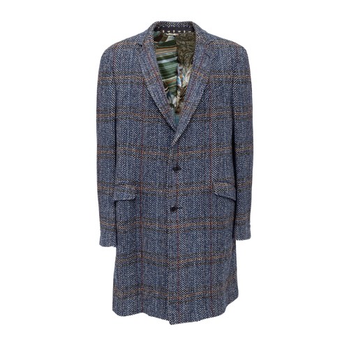 Etro karierter wollmantel - karierter, –