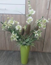 Künstliche Blumen in Bodenvase grün beleuchtet groß Neuwertig Köln Top 105x80cm!