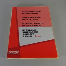 Betriebsanleitung / Handbuch Schaeff Hydraulik Knicklader SKL 501 Stand 01/1977