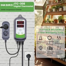 INKBIRD Digitale Temperaturregler ITC-308S Thermostat Abnehmbar Temperatur Sonde