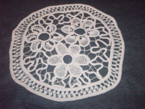 Tischdecke nadelspitze point - tischdecke,