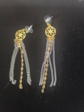 LR Kollektion - Traumfängerohrhänger, Schmuck, Ohrringe, ca. 10,5 cm lang