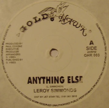 Leroy simmonds anything - simmonds,