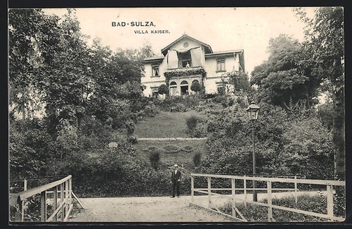 Bad sulza ansichtskarte - bad,