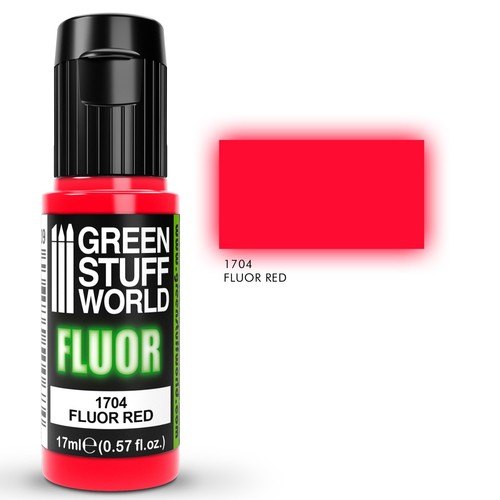 Fluor farbe rot pinsel - rot,