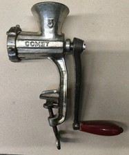 Alter Fleischwolf Comet 5 Gusseisen 5,3cm Lochscheibe