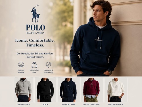 Ralph lauren polo hoodie navy - ralph,