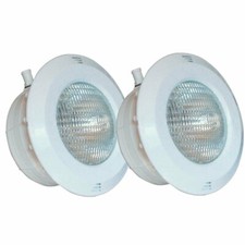 2 Stück Unterwasserscheinwerfer 20 Watt mit LED Poolleuchten Schwimmbadleuchte