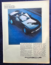 Porsche 944 S2, originale Werbung aus 1989
