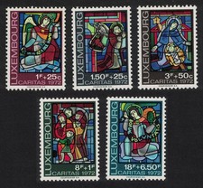 Luxembourg Caritas 1972 5v