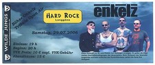 Enkelz - Böhse Onkelz Tribute Open Air - Altes Konzert Ticket v. 29.07.2006 #02