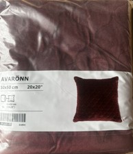 IKEA AVARÖNN Samt Kissenbezug