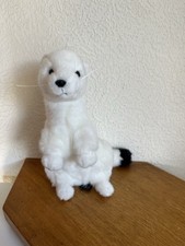 Stofftier Hermelin stehend Plüsch Kuscheltier von Anima 25 cm Wiesel Marder weiß