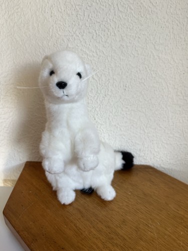 Stofftier hermelin stehend - stofftier,