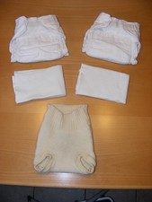 2 x Cotonea Stoffwindeln / Höschenwindeln  " Snap-to-fit " mitwachsend  Set: 3