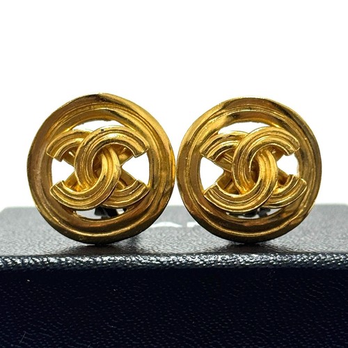 Chanel 96p runde ohrringe coco - 96p,