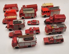 Feuerwehr H0 1:87 - 15 Fahrzeuge Konvolut Herpa Roco Wiking Brekina Preiser #300